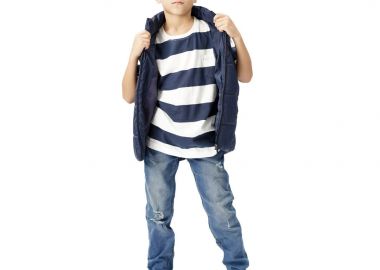 Παντελόνι τζην με σκισίματα για αγόρι | ΜΠΛΕ ΤΖΗΝ - Energiers - 